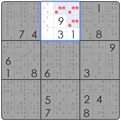 blank sudoku board